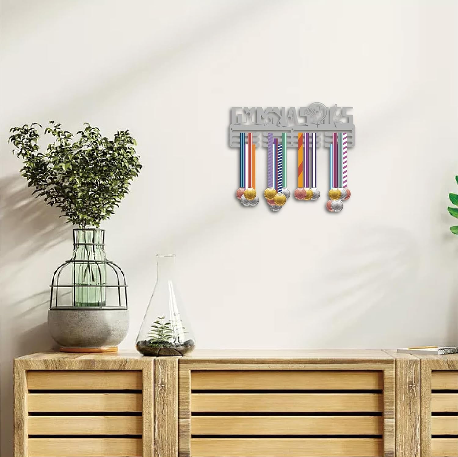 CREATCABIN Judo Medal Display Holr Sports Medals Hanger Judokas Awards