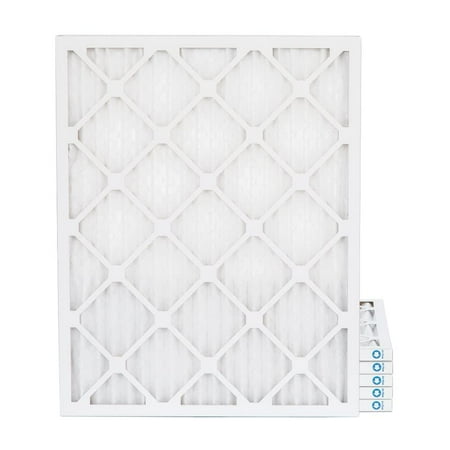

20X24x1 MERV 11 MPR 1000 Pleated AC Furnace 1 Air Filters By Pamlico. 6 Pack. Exact Size: 19-1/2 X 23-1/2 X 3/4