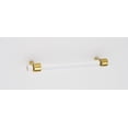 thumbnail image 2 of Alno A860-6-SB Modern 6" Center To Center Acrylic Bar Cabinet Handle Cabinet Pull - Brass, 2 of 7