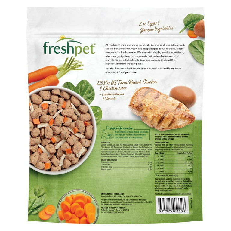 Freshpet Fresh Dog Food, Chicken Recipe, lb, Freshly Roasted