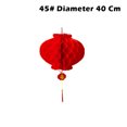 thumbnail image 3 of CAROOTU 20 Pcs Lanternes Chinoises Rouges Décorations Pliables Imperméables Bonne Fortune pour Nouvel An Chinois Printemps, 3 of 7