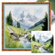 thumbnail image 1 of Hilo Algodón Ecológico Bordado Wdftyju 11CT 3 Hebras 45x45cm Kit Punto Cruz, 1 of 9