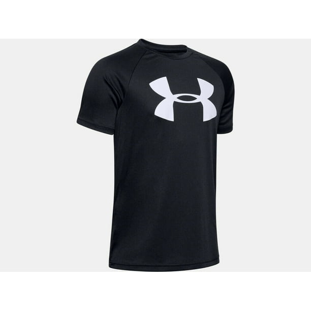 Under Armour - Under Armour Youth Boys' UA Tech Big Logo SS T-Shirt 1351850-001 Black - Walmart