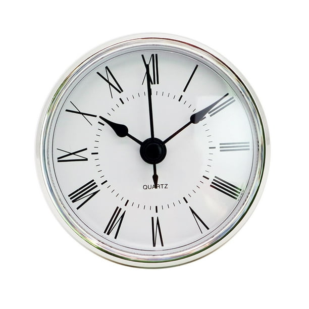 Pieza de repuesto para reloj, ideal para manualidades y proyectos de bricolaje. Esfera redonda de 70 mm (2,8 pulgadas) con números . Diseño