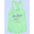 thumbnail image 3 of Get Ready Positive Message Racerback Tank Women -Image by Shutterstock, Female Medium, 3 of 4