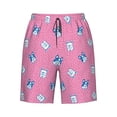 thumbnail image 6 of KLL French Bulldog Men's Casual Summer Beach Shorts Hawaiian Shorts with Pockets-XX-Large, 6 of 6