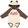 thumbnail image 3 of Inktastic Atlanta in Red Text Boys or Girls Long Sleeve Baby Bodysuit, 3 of 5