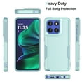 thumbnail image 3 of For Moto G Stylus 5G 2025 Case, Rugged Phone Case for Motorola Moto G Stylus 5G 2025, Njjex Shockproof Protection Heavy Duty Armor Hard Plastic & Rubber 2-in-1 Bumper Cover - Green, 3 of 7