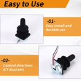 thumbnail image 4 of Universal Electric Wheelchair Rocker Joystick 360degree Rotation Intelligent Joystick, 4 of 7