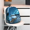 thumbnail image 6 of Goofa Mountain Cottage In Snow Print Casual Backpack for Women Men,Waterproof High School Bookbag,Lightweight Travel Daypack,Classic College Backpack,Laptob Backpack, 6 of 6