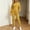 Yellow, variant on Josdec Women's Solid 2βPiece Casual Tracksuit Set, RoundβNeck Cropped Sweatshirt and Drawstring ElasticβWaist Jogger Pants, Sβ2XL