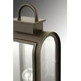 thumbnail image 3 of Progress Lighting Refuge 1-Light Outdoor Wall Lantern, Oil Rubbed Bronze, Clear Glass, Umber Reflector Panel, 3 of 7