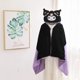thumbnail image 1 of Kuromi-capa de la serie Sanrio, manta de Siesta, chal, edredón con capucha, aro de pelo de bolsillo con bandas cálidas, gorra de pelo seco, regalo de Navidad, 1 of 4