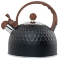 thumbnail image 1 of Tetera silbante Hervidor de agua de Gas de inducción eléctrica de 2,5 l para estufa K Negro Fanmusic Tetera silbante, 1 of 7