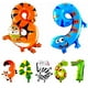 thumbnail image 5 of Gwong Juguete Número de animales Foil Globos Globs Fiesta de cumpleaños Boda Décor de Ballon Regalo Niño Gwong 13639, 5 of 7