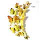thumbnail image 1 of Billuyoard 12 Uds 3D mariposa pegatina de pared en la pared decoración del hogar mariposas para niños habitación de bebé dormitorio techo decoración Decoración del hogar amarillo, 1 of 6
