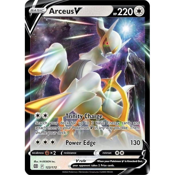 Pokemon Brilliant Stars Arceus V 122 Walmart Com