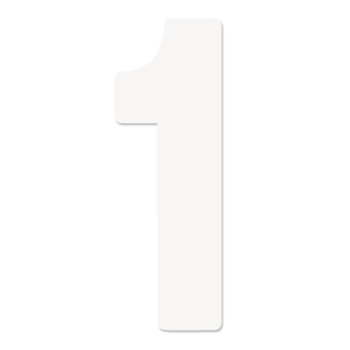 Factory Effex 03-0201 Fx 2015 Numbers Pro 5" White 1