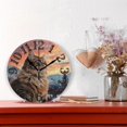 thumbnail image 2 of Cat Trees Moutain Iceberg 10 inch Wall Clocks Non Ticking Easy to Read Battery Decorative for Home Bathroom Kitchen Bedroom Living Room, 2 of 8