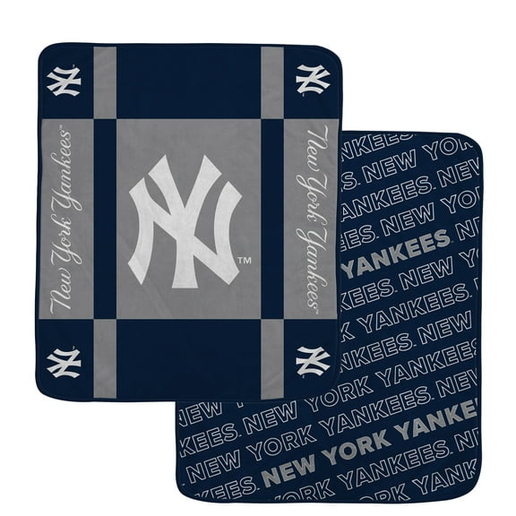 Pegasus  New York Yankees 60- x 70- Reverse Block Double-Sided Ultra Cozy Blanket