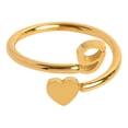 thumbnail image 3 of Xihbxyly Anillos de Inicial de Oro, Anillo Apilable con Letra Abierta, Joyería Ajustable con Alfabeto, Regalos Personalizados Únicos, Accesorio de Moda para Mujer, Perfecto para Mamá o Novia., 3 of 6