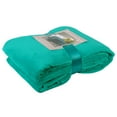 thumbnail image 3 of JML Luxury All Season Flannel Fleece Blanket Teal Queen(79"x83"), 3 of 4