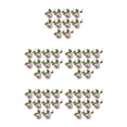 thumbnail image 2 of Injueey 10 Uds arreglo de flores artificiales de plástico para boda-fácil de limpiar flores y plantas de imitación ecológicas flor falsa Type2 NO2, 2 of 6