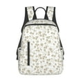thumbnail image 3 of Balery Vintage Stylized White Color Lightweight Backpack for Men and Women - Durable and Water-Resistant, Ideal for School, Work, Travel, and Everyday Use, 3 of 9