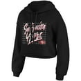 thumbnail image 2 of Women's WEAR by Erin Andrews Black San Francisco 49ers Domestic Cropped Pullover Hoodie, 2 of 3
