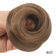 thumbnail image 2 of FSTDelivery Messy Bun Hair Piece Human Hair Scrunchies, Messy Bun Hair Scrunchie Real Hair Bun Donut Updo Chignons Stretchy Fluffy for Women Girls, Hair Extension, 2 of 2