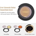 thumbnail image 4 of Guitar Soundproof Cover, Erosion Resistance Guitar Humidifier Easy Installation Soft Silicone Insert Humidity Control  for 101-103mm Soundhole Guitars, 4 of 7