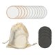 thumbnail image 2 of de 16 almohadillas desmaquillantes reutilizables de , lavables 02 shamjiam Almohadilla desmaquillante, 2 of 9