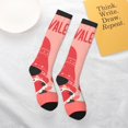 thumbnail image 5 of Balery Gnomes Hold The Letters LOVE Printed Novelty Socks Men's Women's Crew Socks Sports Socks Knee High Socks Cotton Socks Quirky and Cool Socks, 5 of 9