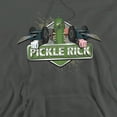 thumbnail image 2 of Rick and Morty Pickle Rick Unisex Adult Pull-Over Hoodie, Charcoal, Large, 2 of 5
