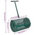 thumbnail image 4 of vidaXL Compost Spreader Green Ø40x60 cm Steel, 4 of 5