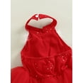 thumbnail image 5 of DcoolMoogl Christmas Baby Girls Princess Dress Halterneck Sequined Tulle Tutu Santa Dress Christmas Party Outfits, 5 of 7