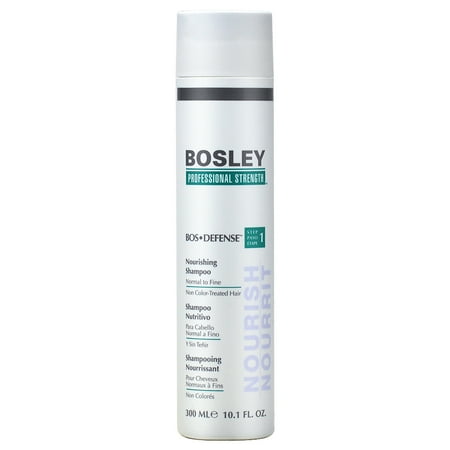 Bosley Bos-Defense Nourishing Shampoo Normal To Fine Non Color-Treated Hair, 10.1 oz