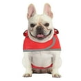 thumbnail image 2 of HDE Dog Raincoat with Clear Hood Poncho Rain Jacket for Small Medium Large Dogs Red S, 2 of 7