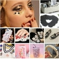thumbnail image 4 of About 660 Pcs Black Flat Back Half Round Pearl Cabochon for Nail Craft DIY Decoration (4mm 5mm 6mm 8mm 10mm 12mm), 4 of 9