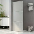 thumbnail image 3 of vidaXL Walk-in Shower Wall with Whole Frosted ESG Glass 39.4"x76.8", 3 of 34