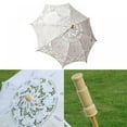 thumbnail image 3 of Vintage Lace Parasol, Wedding Bridal Umbrella, Photograph Parasol, Halloween Party Decoration, 3 of 8