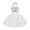 White, variant on TiaoBug Kids Girls Halter Leotard Ballet Dance Shiny Sequined Mesh Splice Tutu Dress Performance Costume