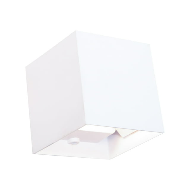 Lámpara de pared LED LámparaYa 6W luz amarilla 3000K blanco