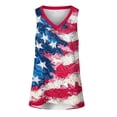 thumbnail image 6 of CHGBMOK Womens American Flag Tank Tops 4th of July Camo Tee Summer Loose Sleeveless Patriotic T Shirts USA Star Striped Tops Plus Size, 6 of 6