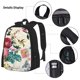 thumbnail image 3 of Fotbe Bird Butterfly Rose Set Escolar 3 en 1 para Niños - Mochila Duradera con Lonchera Aislante y Estuche para Lápices - Mochila Escolar para Niños y Niñas, 3 of 7