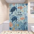 thumbnail image 5 of Shower Curtain and Rug Sets 4pcs Bathroom Sets Includes 12 Free Hooks 66" x 72" Submarine World, 5 of 8