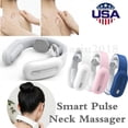 thumbnail image 2 of AFD Intelligent Neck Massager with Heated 6 Modes 15 Levels Cordless Deep Tissue Trigger Point Massager for Home, Office, Outdoor (Blue), 2 of 3