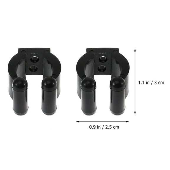 GOOHOCHY 12PCS Plastic Fishing Rod Clips Pole Storage Racks Tools