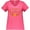 Hot Pink, variant on Inktastic Thankful and Blessed Pumpkin and Fall Leaves Women's Plus Size V-Neck T-Shirt