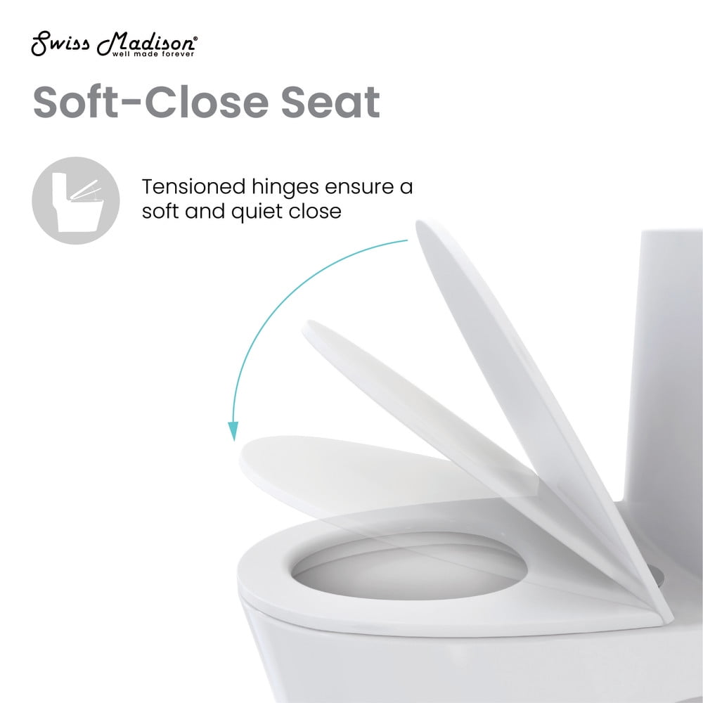 St. Tropez Two-Piece Elongated Toilet Vortex™ Dual-Flush 1.1/1.6 gpf